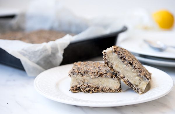 Šťavnatý makovec s jablečným krémem