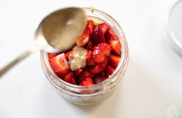 Ovesná kaše do skleničky