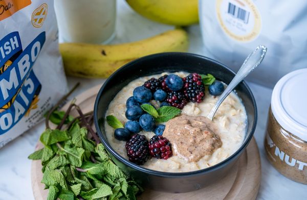Protein Porridge zum Frühstück, nach dem Training oder als Snack