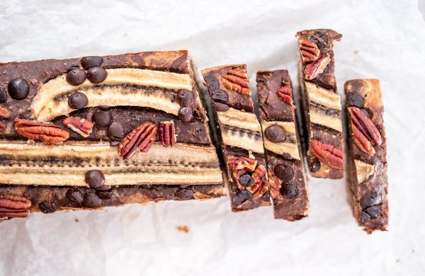 Veganes Bananenbrot ohne Zucker