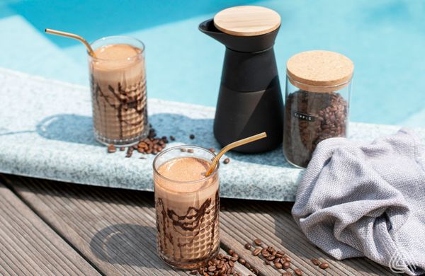 Ledová káva s proteinem
