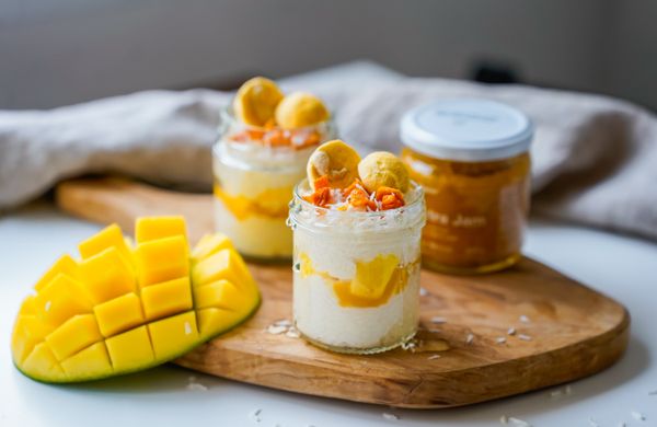 Mango Sticky Rice do pohárika