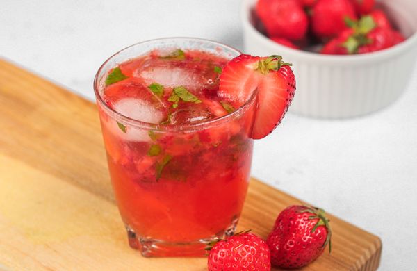 Virgin Strawberry Mojito