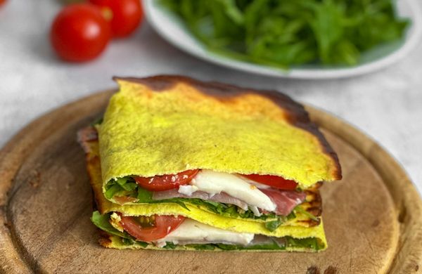 Cottage Cheese Flatbread àla caprese