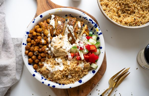 Moroccan chicken with couscous