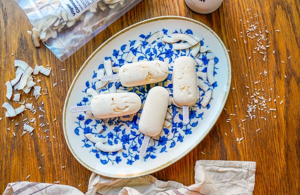 Vegan kokosové nanuky slazené medem