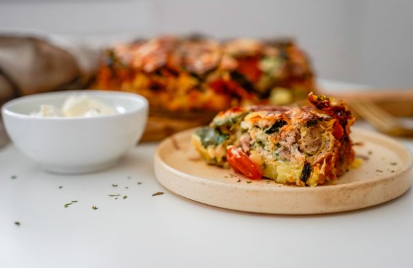 Zemiakový quiche s kuracinou