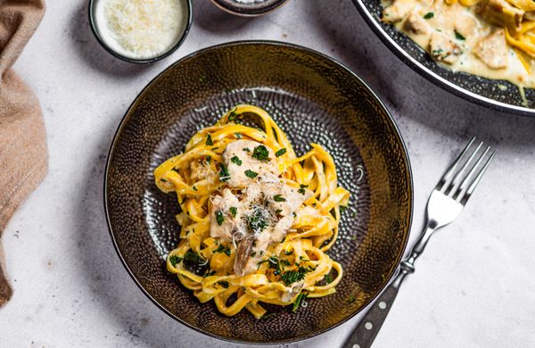 Chicken tagliatelle Alfredo