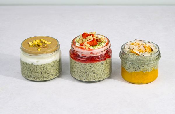 Matcha chia pudink 3x jinak