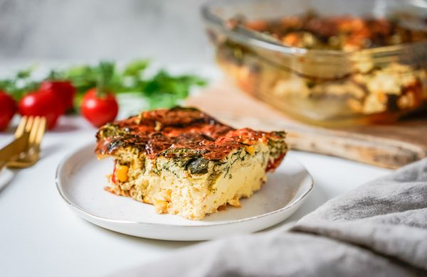 Ouă coapte cu parmezan