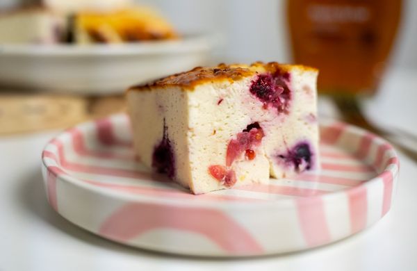 Einfacher Himbeer-Cheesecake