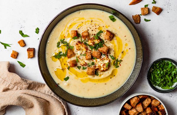 Jednoduchý květákový krém