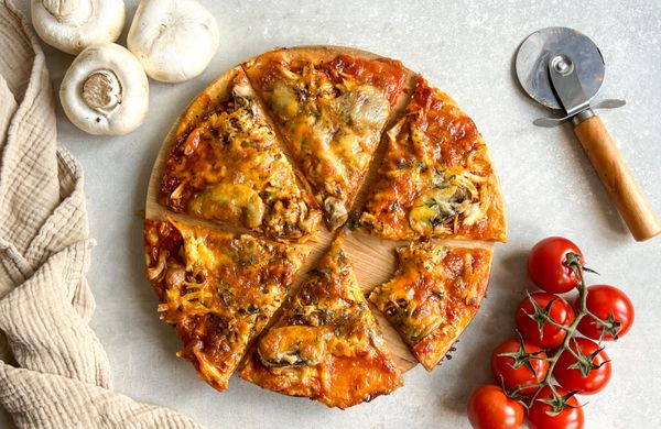 Zdravá BBQ pizza s kuracím mäsom