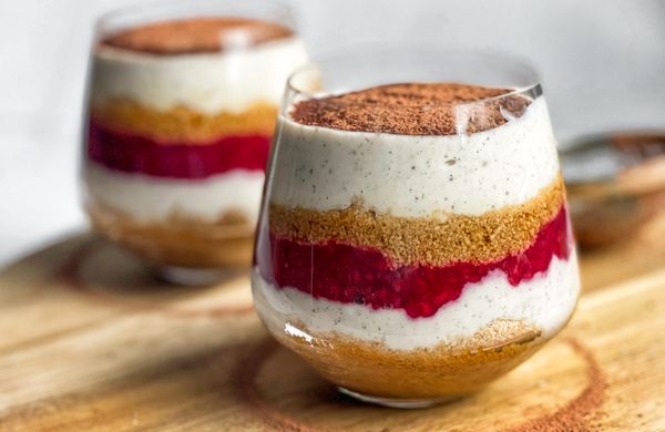 Himbeer-Tiramisu im Glas