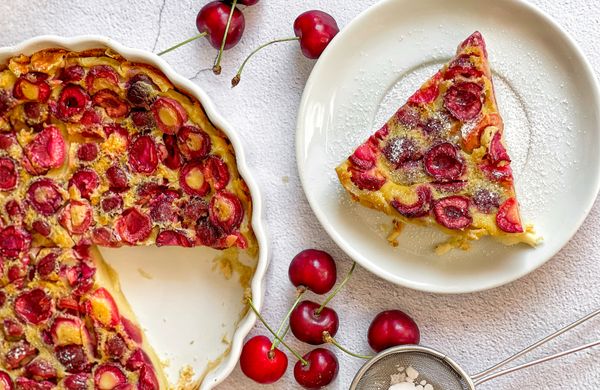 Cherry Clafoutis Tart