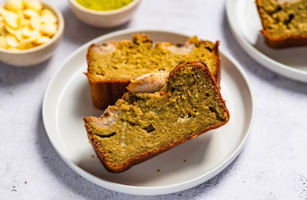 Matcha banana bread