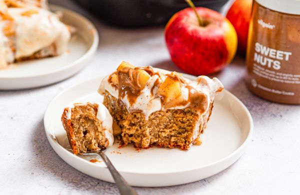 Saftiger Apfelkuchen mit Karamell