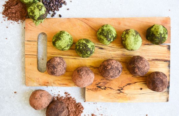 Matcha proteinové kuličky