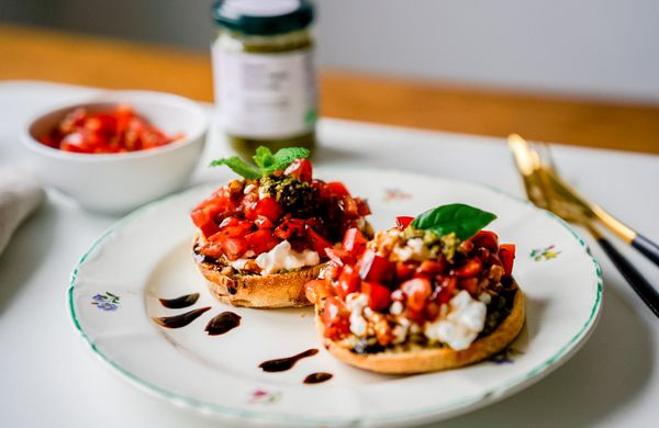 Muffins englezești Caprese