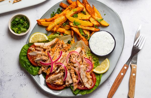 Domáci kurací gyros