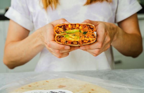 Mexican Piadina Wrap with Chicken & Avocado