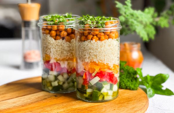 Quinoa salát do skleničky