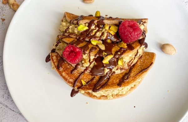 Dubai Chocolate Pancakes