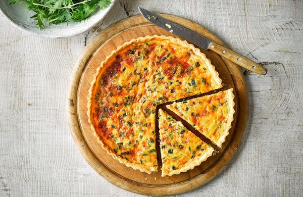 Quiche cebulowe z serem