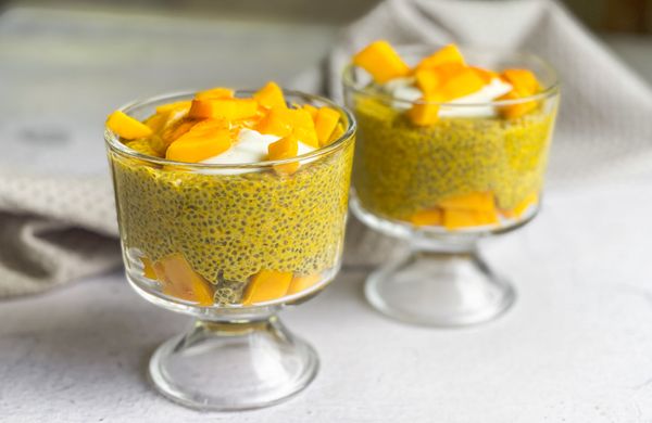 Mango chia pudink