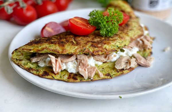 Rychlé cuketové placky s tuňákem