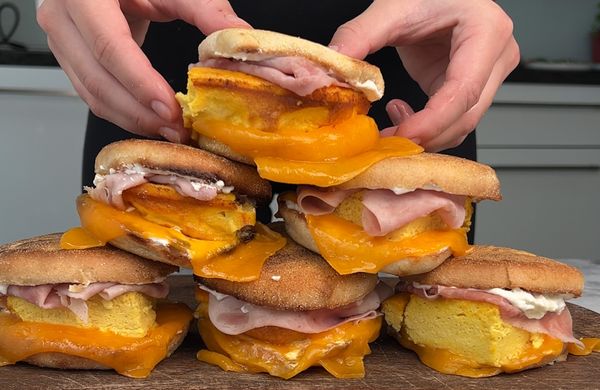 Domáci McMuffin s vajíčkom