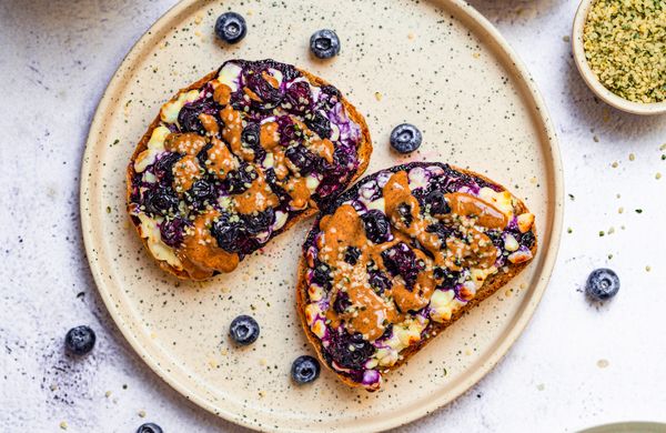 Sweet Cottage Cheese Toast