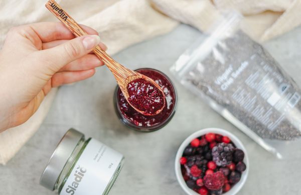 Chia marmeláda z lesního ovoce