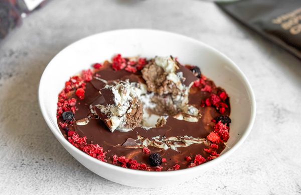 Mug Cake with Chocolate Magic Shell