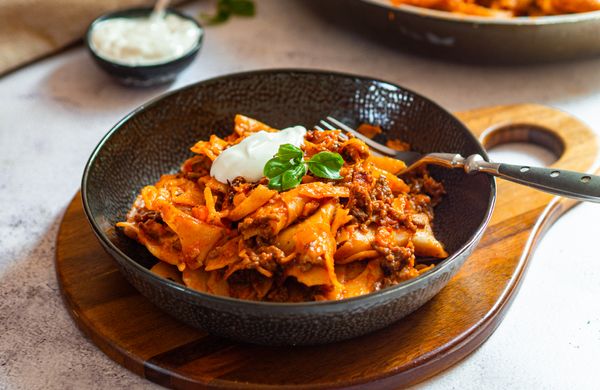 Lasagne z jedné pánve