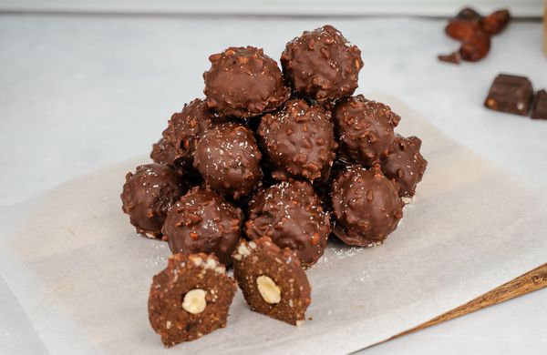 Domáce Ferrero Rocher z datlí