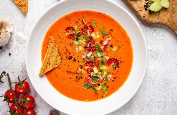 Studená polievka gazpacho