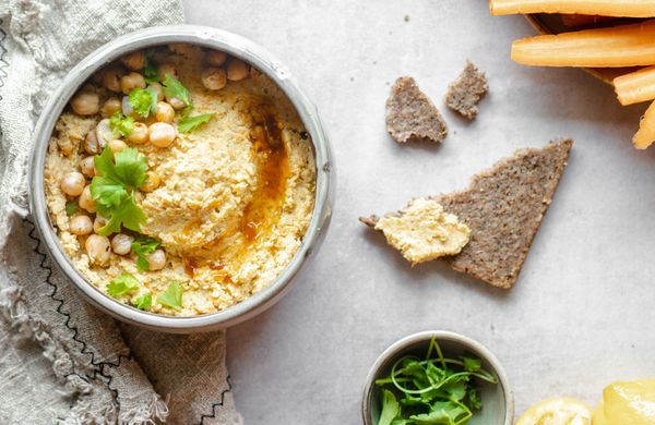 Hummus s mrkví a koriandrem