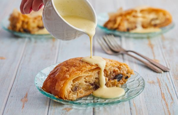 Jablkový závin z jogurtového cesta