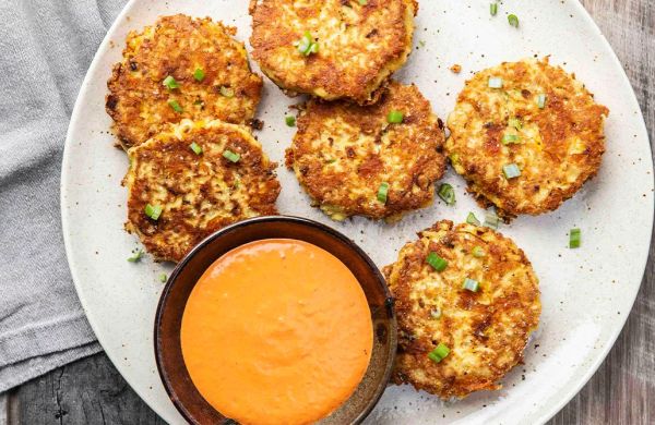 Karfiolové placky so syrom a bez múky