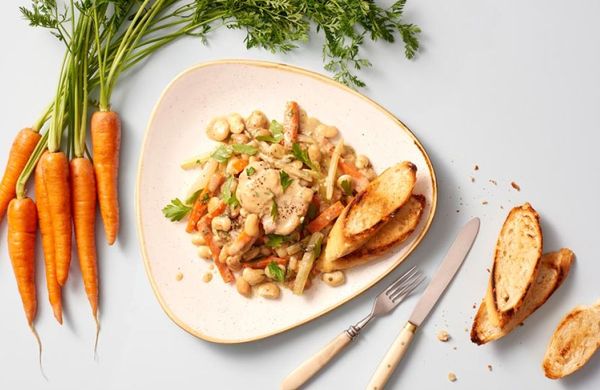 Kuracie frikasé so šampiňónmi