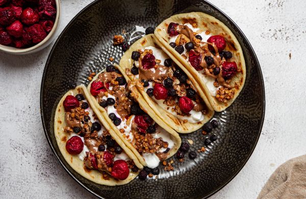 Ovocné tacos nasladko