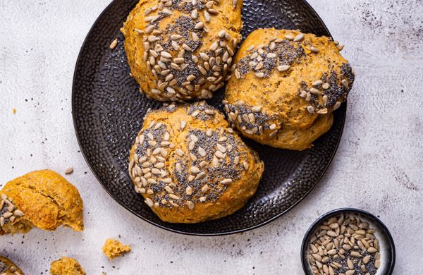 Domáce mrkvové žemle