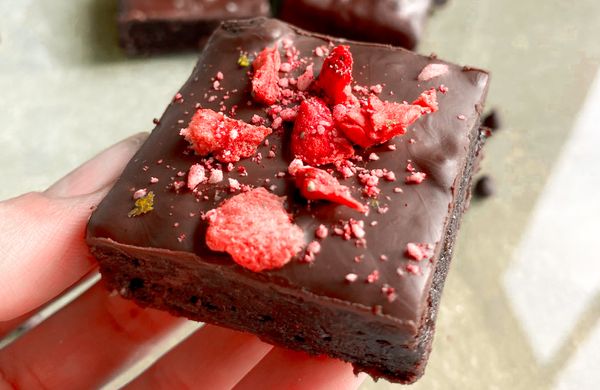 Nepečené raw brownies