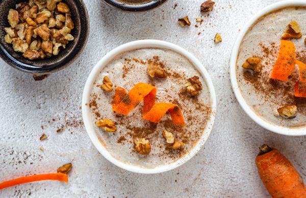 Overnight oats alá mrkvový dort