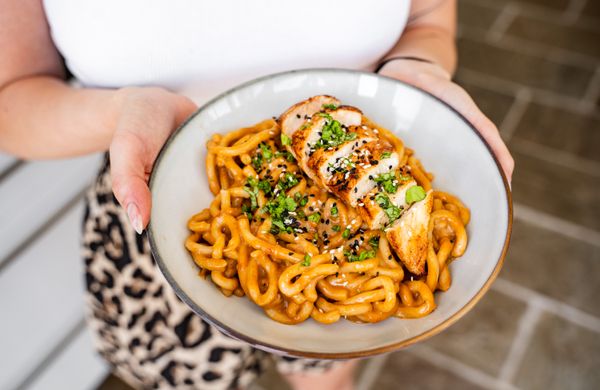 Peanut Butter Chilli Noodles