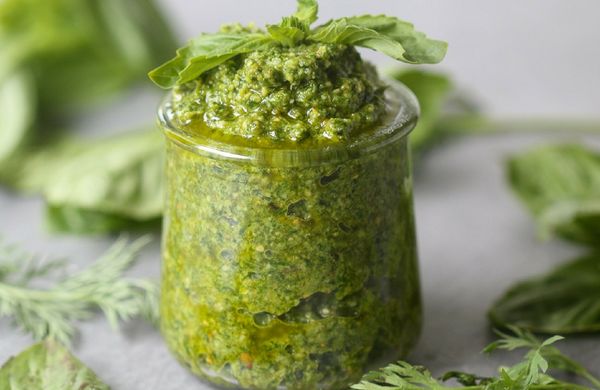 Pesto z mrkvovej vňate