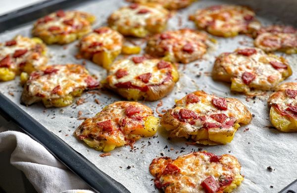 Smashed Potato Pizza