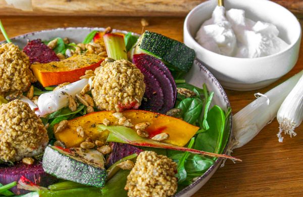 Podzimní salát s falafelem