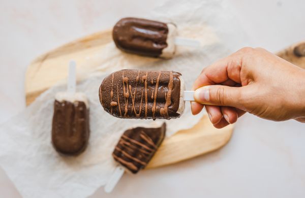 Homemade Protein Magnum Ice Cream